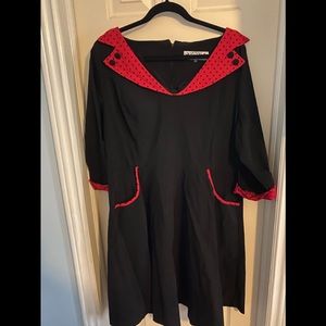 Hell Bunny Black Stretchy Dress